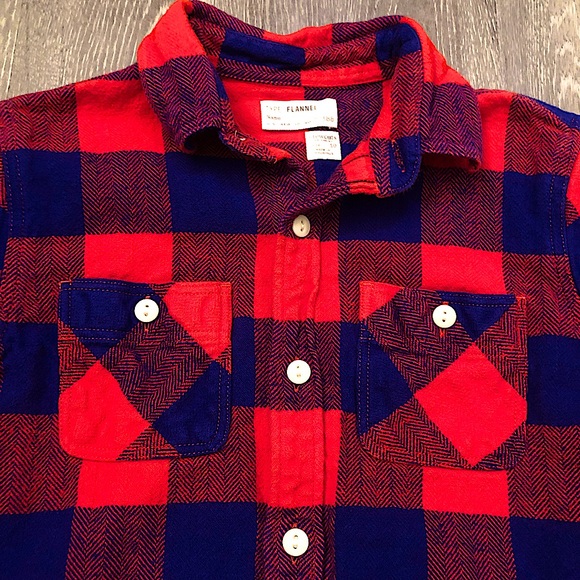 ⭐️SOLD⭐️ Crewcuts J. Crew flannel plaid shirt - Picture 2 of 6